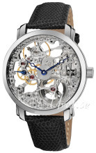 Akribos XXIV Bravura Skeletskåret/Læder Ø42 mm Akribos XXIV Bravura Skeletskåret/Læder Ø42 mm