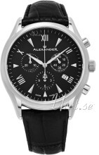 Alexander Heroic Sort/Læder Ø42 mm Alexander Heroic Sort/Læder Ø42 mm