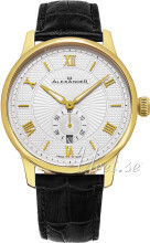 Alexander Statesman Sølvfarvet/Læder Ø42 mm Alexander Statesman Sølvfarvet/Læder Ø42 mm