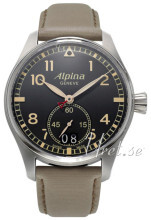 Alpina Startimer Sort/Læder Ø44 mm Alpina Startimer Sort/Læder Ø44 mm