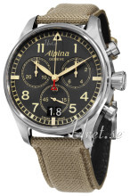 Alpina Startimer Grå/Læder Ø44 mm Alpina Startimer Grå/Læder Ø44 mm