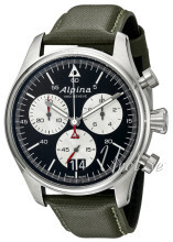 Alpina Startimer Sort/Læder Ø42 mm Alpina Startimer Sort/Læder Ø42 mm