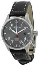 Alpina Startimer Grå/Læder Ø40 mm Alpina Startimer Grå/Læder Ø40 mm