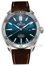 Alpina Alpiner Blå/Læder Ø44 mm Alpina Alpiner Blå/Læder Ø44 mm