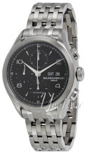 Baume & Mercier Clifton Sort/Stål Ø43 mm Baume & Mercier Clifton Sort/Stål Ø43 mm