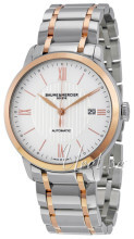 Baume & Mercier Classima Sølvfarvet/18 karat rosa guld Ø40 mm Baume & Mercier Classima Sølvfarvet/18 karat rosa guld Ø40 mm