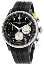 Baume & Mercier Capeland Sort/Gummi Ø44 mm Baume & Mercier Capeland Sort/Gummi Ø44 mm