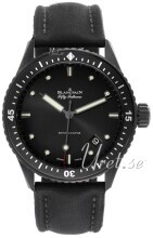 Blancpain Fifty Fathoms Sort/Læder Ø43.6 mm Blancpain Fifty Fathoms Sort/Læder Ø43.6 mm