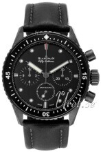 Blancpain Fifty Fathoms Sort/Læder Ø43 mm Blancpain Fifty Fathoms Sort/Læder Ø43 mm