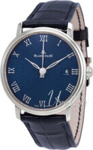 Blancpain Villeret Blå/Læder Ø38 mm Blancpain Villeret Blå/Læder Ø38 mm