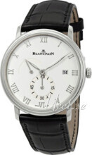 Blancpain Villeret Hvid/Læder Ø40 mm Blancpain Villeret Hvid/Læder Ø40 mm