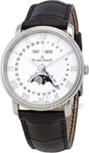 Blancpain Villeret Hvid/Læder Ø40 mm Blancpain Villeret Hvid/Læder Ø40 mm