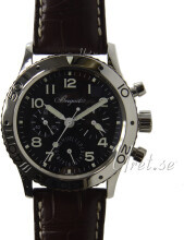Breguet Type XX Sort/Læder Ø39 mm Breguet Type XX Sort/Læder Ø39 mm