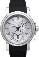 Breguet Marine Sølvfarvet/Gummi Ø42 mm Breguet Marine Sølvfarvet/Gummi Ø42 mm