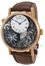 Breguet Tradition Sølvfarvet/Læder Ø40 mm Breguet Tradition Sølvfarvet/Læder Ø40 mm