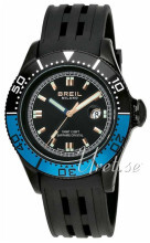 Breil Milano Sort/Gummi Ø44 mm Breil Milano Sort/Gummi Ø44 mm