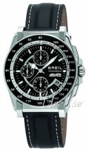 Breil Manta Sort/Læder Ø40 mm Breil Manta Sort/Læder Ø40 mm