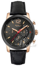 Breil Sort/Læder Ø44 mm Breil Sort/Læder Ø44 mm