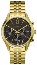 Bulova Caravelle Sort/Gul guldtonet stål Ø41 mm Bulova Caravelle Sort/Gul guldtonet stål Ø41 mm