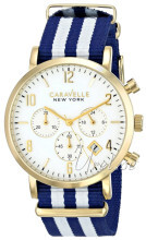 Bulova Caravelle Hvid/Tekstil Ø40 mm Bulova Caravelle Hvid/Tekstil Ø40 mm