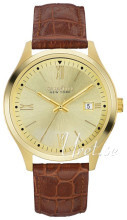 Bulova Caravelle Guldfarvet/Læder Ø42 mm Bulova Caravelle Guldfarvet/Læder Ø42 mm