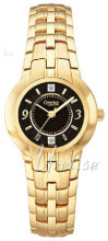 Bulova Caravelle Sort/Gul guldtonet stål Ø24 mm Bulova Caravelle Sort/Gul guldtonet stål Ø24 mm