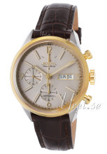 Bulova Sølvfarvet/Læder Ø41 mm Bulova Sølvfarvet/Læder Ø41 mm