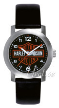 Bulova Harley-Davidson Sort/Læder Bulova Harley-Davidson Sort/Læder