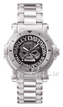 Bulova Harley-Davidson Sort/Stål Ø40 mm Bulova Harley-Davidson Sort/Stål Ø40 mm