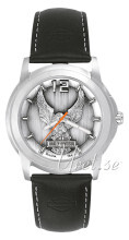 Bulova Harley-Davidson Sølvfarvet/Læder Bulova Harley-Davidson Sølvfarvet/Læder