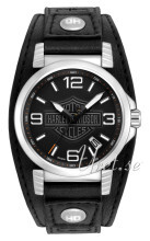 Bulova Harley-Davidson Grå/Læder Ø38 mm Bulova Harley-Davidson Grå/Læder Ø38 mm