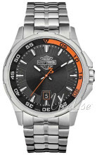 Bulova Harley-Davidson Sort/Stål Ø44 mm Bulova Harley-Davidson Sort/Stål Ø44 mm