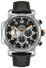 Bulova Harley-Davidson Sort/Læder Bulova Harley-Davidson Sort/Læder