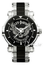 Bulova Harley-Davidson Sort/Stål Ø44 mm Bulova Harley-Davidson Sort/Stål Ø44 mm