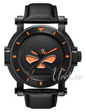 Bulova Harley-Davidson Sort/Læder Ø44 mm Bulova Harley-Davidson Sort/Læder Ø44 mm