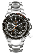 Bulova Harley-Davidson Sort/Stål Ø35 mm Bulova Harley-Davidson Sort/Stål Ø35 mm
