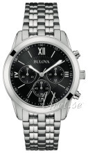 Bulova Bracelet Sort/Stål Ø40 mm Bulova Bracelet Sort/Stål Ø40 mm