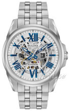 Bulova Bracelet Hvid/Stål Ø43 mm Bulova Bracelet Hvid/Stål Ø43 mm