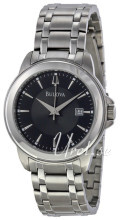 Bulova Bracelet Sort/Stål Ø40 mm Bulova Bracelet Sort/Stål Ø40 mm