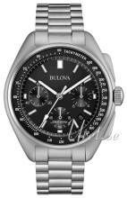 Bulova Bracelet Sort/Stål Ø45 mm Bulova Bracelet Sort/Stål Ø45 mm