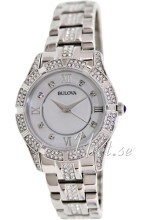 Bulova Crystal Hvid/Stål Ø30 mm Bulova Crystal Hvid/Stål Ø30 mm