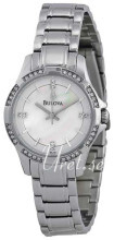 Bulova Crystal Hvid/Stål Ø30 mm Bulova Crystal Hvid/Stål Ø30 mm