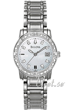 Bulova Diamond Hvid/Stål Ø26 mm Bulova Diamond Hvid/Stål Ø26 mm