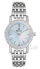 Bulova Diamond Hvid/Stål Ø27 mm Bulova Diamond Hvid/Stål Ø27 mm