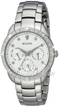 Bulova Diamond Sølvfarvet/Stål Ø36 mm Bulova Diamond Sølvfarvet/Stål Ø36 mm