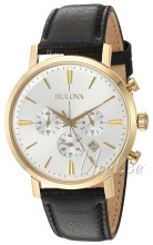 Bulova Hvid/Læder Ø41 mm Bulova Hvid/Læder Ø41 mm