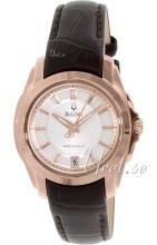 Bulova Precisionist Sølvfarvet/Læder Ø29 mm Bulova Precisionist Sølvfarvet/Læder Ø29 mm