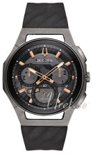 Bulova Skeletskåret/Gummi Ø44 mm Bulova Skeletskåret/Gummi Ø44 mm
