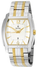 Bulova Bracelet Hvid/Gul guldtonet stål Bulova Bracelet Hvid/Gul guldtonet stål