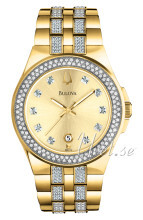 Bulova Crystal Guldfarvet/Gul guldtonet stål Ø42 mm Bulova Crystal Guldfarvet/Gul guldtonet stål Ø42 mm